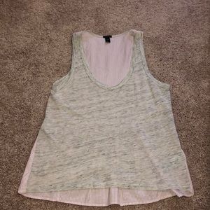 J.Crew linen and silk tank